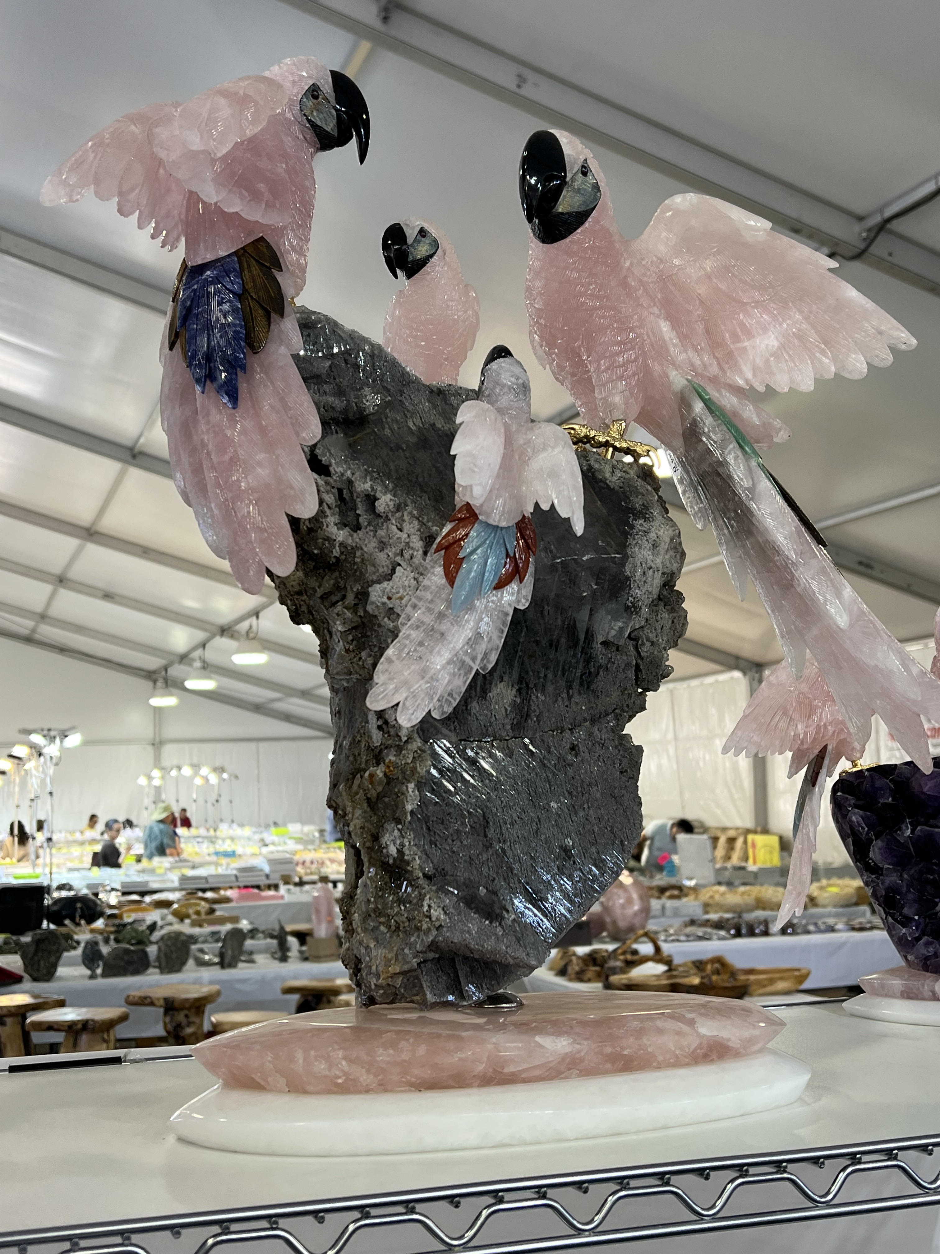 13-March-2025 Kathy Selwood- skilled lapidary sculptor –  International Gem and Mineral Show